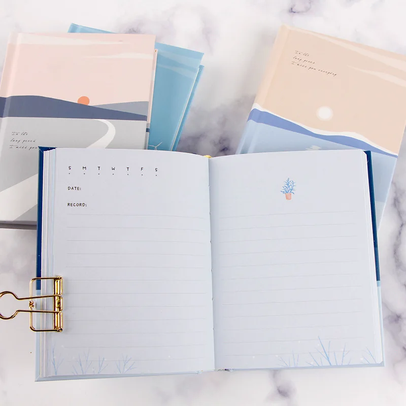 1 шт. блокнот бумажный планировщик дневник с замком Bullet Journal Agenda School ручная роспись записная книжка календарь путешественников Notbook Study