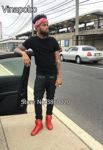 2018 Роскошные Брендовые мужские туфли с высоким верхом кожаные роскошные