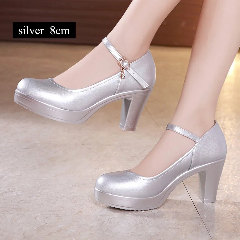 SONDR/черные серебристые туфли на высоком каблуке zapatos de mujer verano 2020 размера плюс