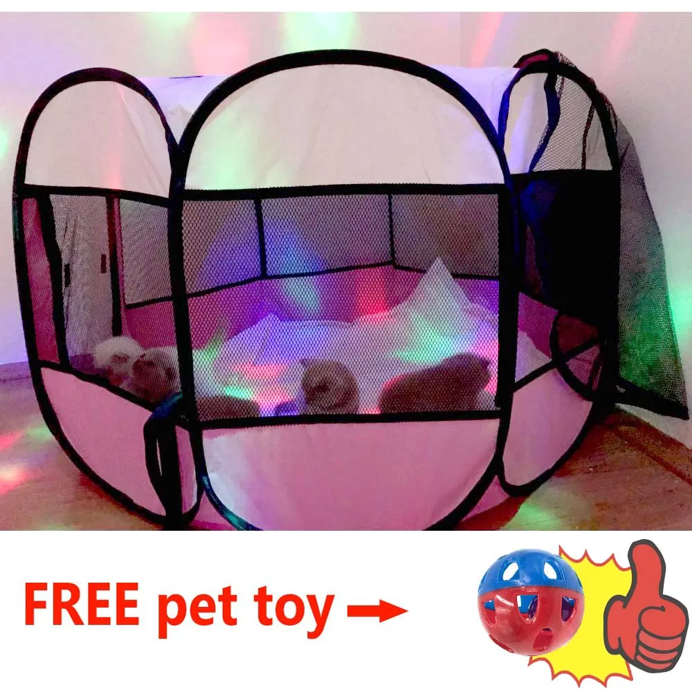 Переносной манеж для домашних питомцев 8 сторонний водонепроницаемый складной