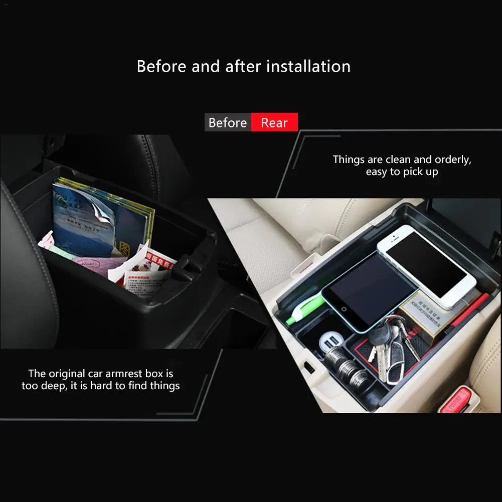 Средство хранения в центральном подлокотнике для автомобиля Nissan X Trail-T32 2014-15 / Rogue.