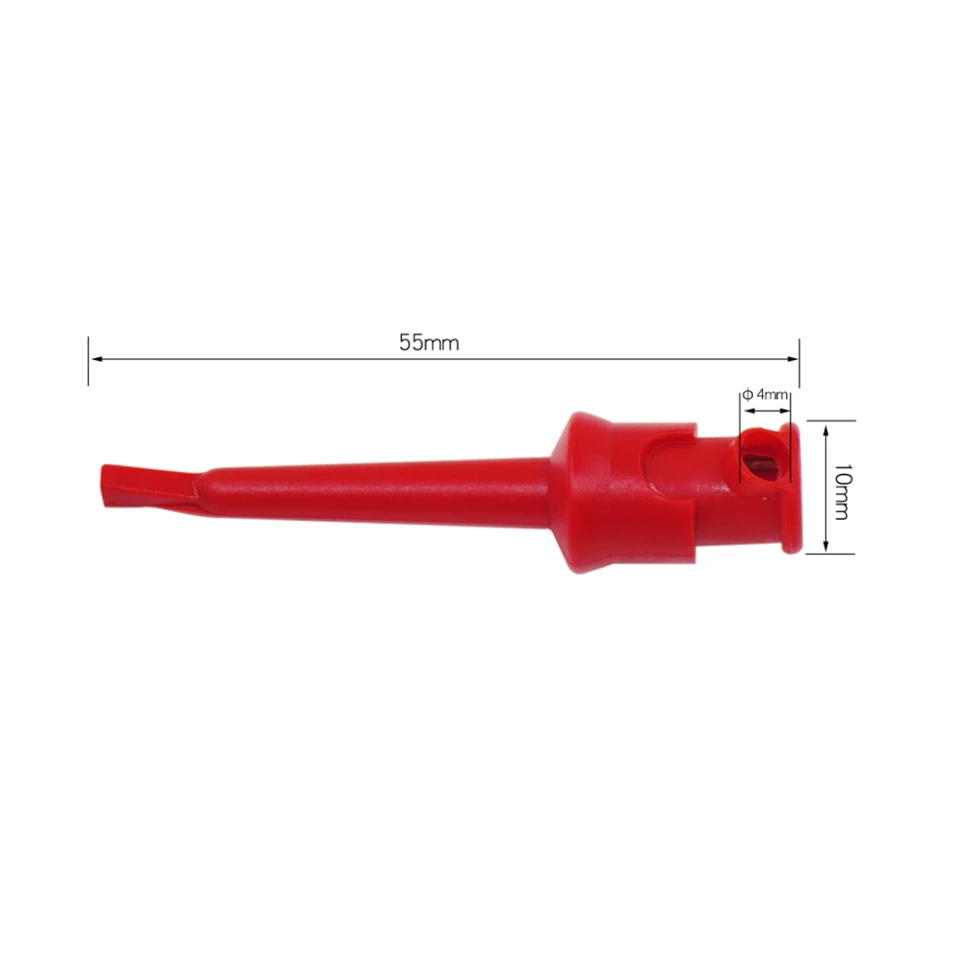 Cleqee P5002 10 шт. мультиметр хорошее качество тестирование крюк зажим свинцовый
