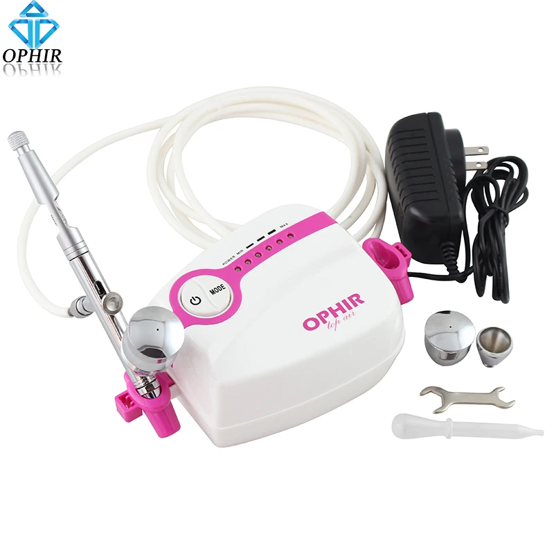 OPHIR портативный набор Аэрограф Двойного действия с мини воздушным компрессором 0