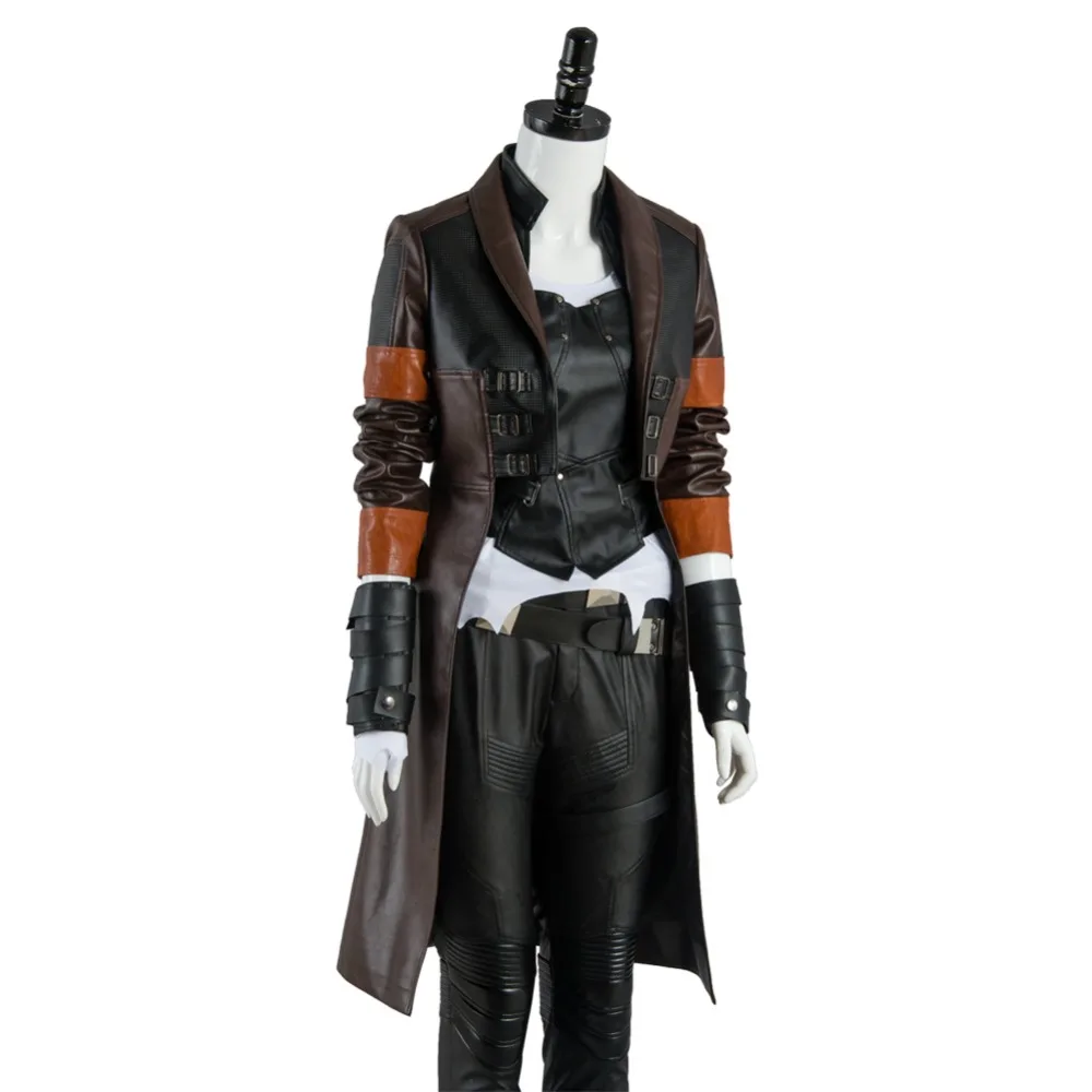 Gamora Cosplay Costume Adult Women Men Halloween Carnival Party Uniform Without Boots Sets images - 6