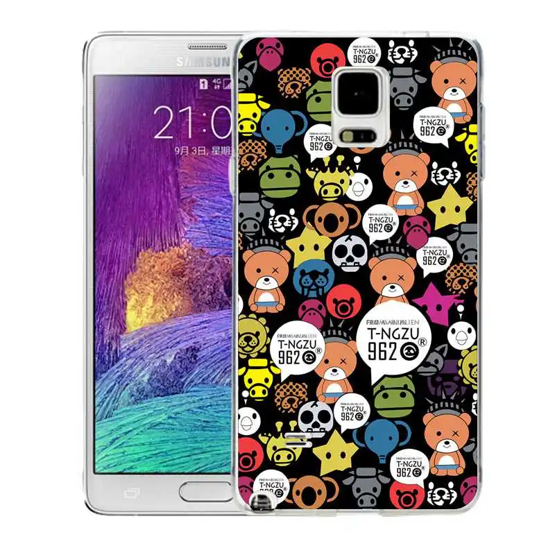 Qmswei ТПУ мягкий чехол для телефона samsung Note5 S8 s6 s7 edge s4 s5 s3 C5 C9 note3 note4 S9plus арбуз Медведь