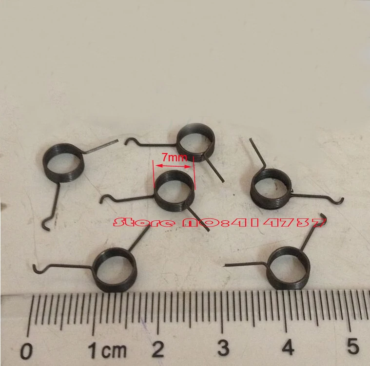 

10pcs Spring steel torsion springs 0.5mm wire tensioning torsion spring