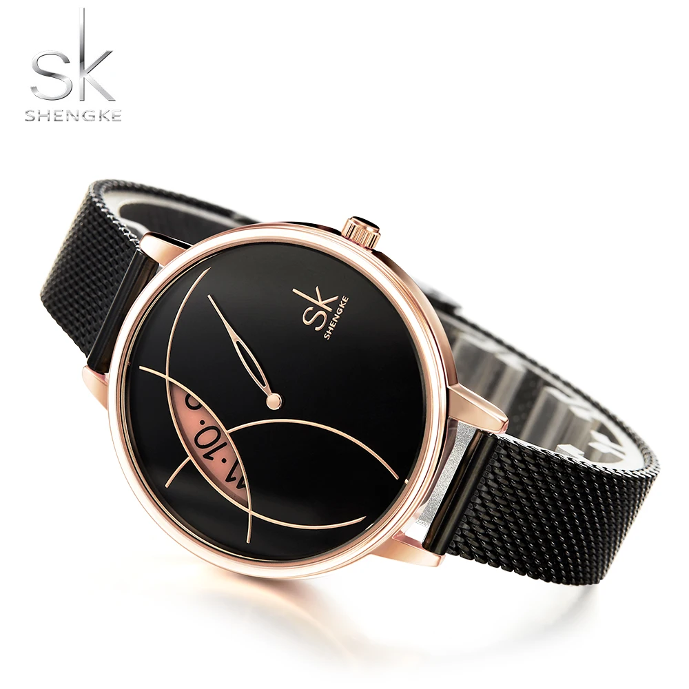 Shengke роскошные женские наручные часы креативные модные Montre Femme | Наручные