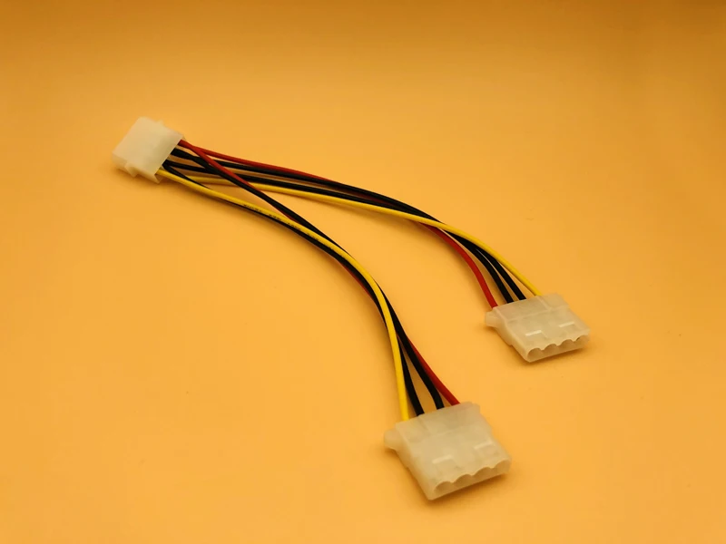4P 4Pin Molex Male к 2 4pin IDE Female блок питания сплиттер адаптер кабель компьютерный для