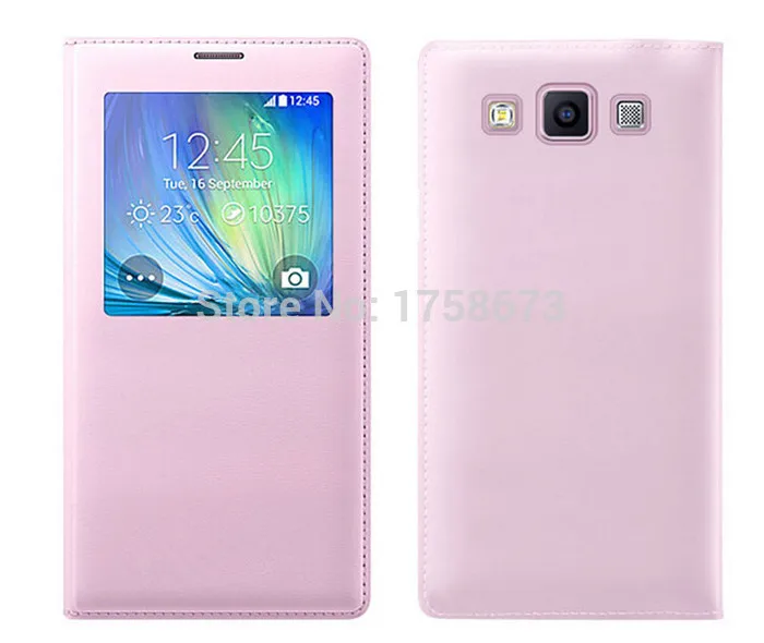 Кожаный чехол с откидной крышкой для Samsung Galaxy A7 A7000 A700 A700F тонкий сенсорный умный