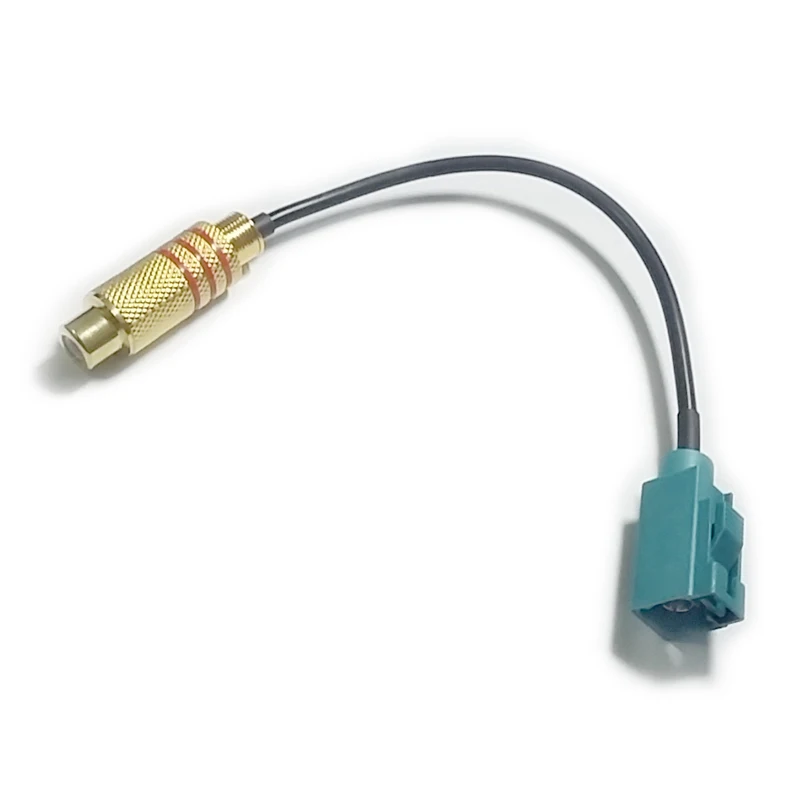 Адаптер RCA Biurlink Fakra для MERCEDES Video Bla punkt NX Comand Золотая вилка|fakra adapter|adapter fakrafakra rca adapter |