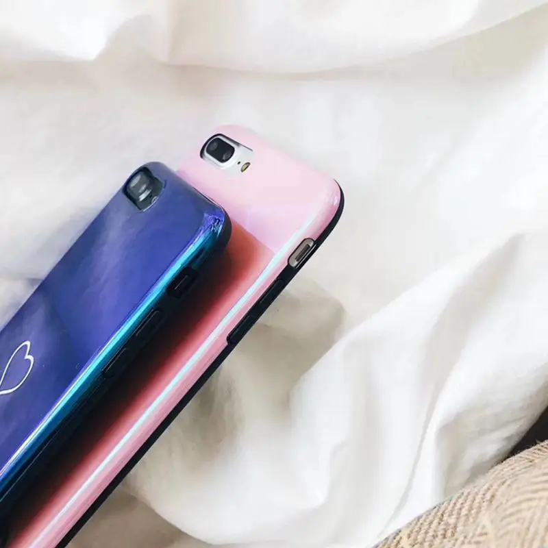 Aokin/3D Милые чехлы из ТПУ с сердечками для iphone x силиконовые пар |
