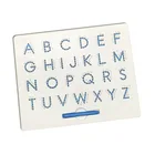 Магнитный планшет для рисования доска подушечка игрушка из бисера Магнит стилус 26 букв алфавита цифры Письма с крепящимся механизмом обучающая развивающая детская игрушка