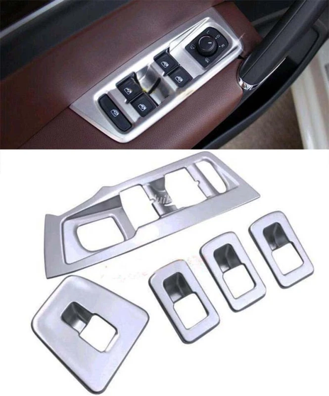 

ABS Door Window Lift Regulator Cover Trim for Volkswagen VW Tiguan 2016 2017 Car styling