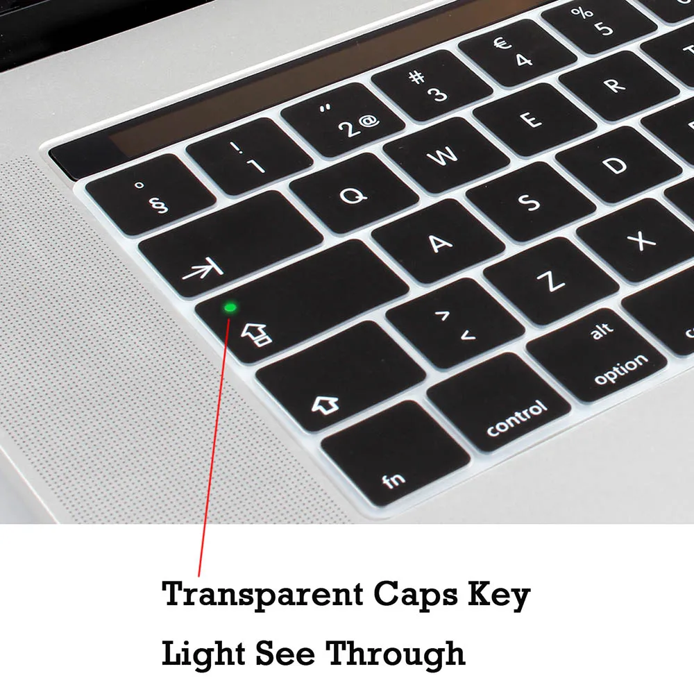 Силиконовая накладка на клавиатуру для нового Macbook Pro 13 15 дюймов A1706 A1707 выпущенная