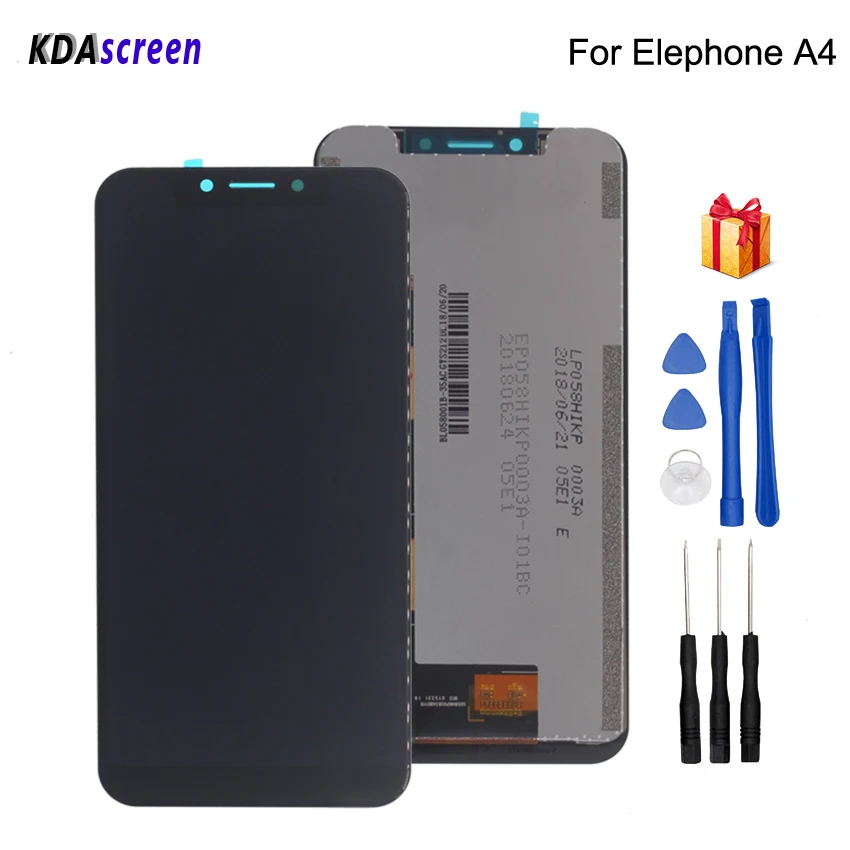 Оригинальный для Elephone A4 ЖК-дисплей сенсорный экран дигитайзер дисплей ЖК сборка