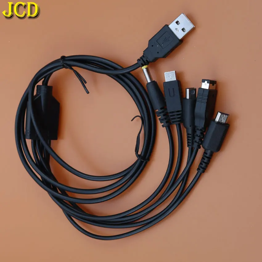 5 в 1 USB-кабель для зарядки Nintendo NDSL NDS NDSI XL 3DS WII U GBA PSP | Электроника