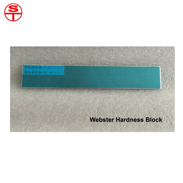 

Standard Webster Hardness Block