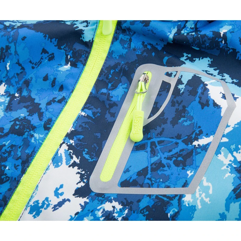 Камуфляжная куртка на флисовой подкладке для мальчиков и девочек кардиган со