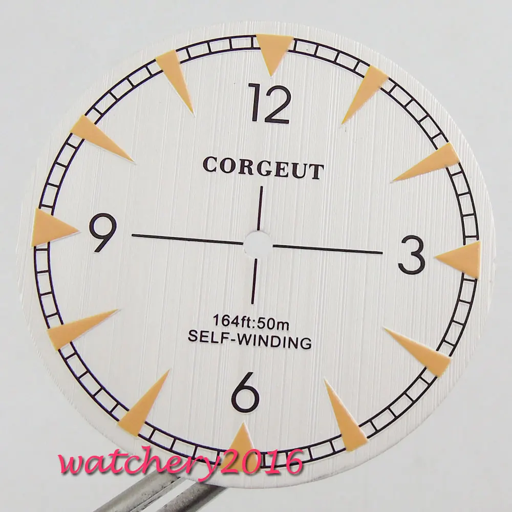 Брендовые новые Corgeut 33 5 мм часы циферблат подходит Mingzhu 2813 3804 Miyota 8215 8205 механизм |