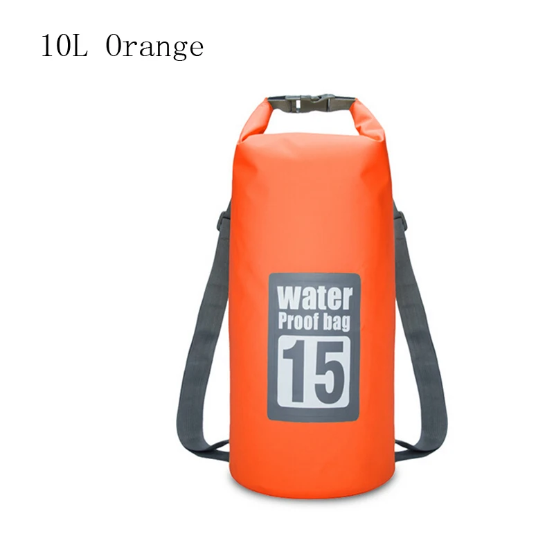 10L Orange Водонепроницаемый Фитнес Спорт бег рюкзак сумка для тренажерного зала фитнеса плавание хранения сухой мешок для каноэ-Рафтинг Спорт на открытом воздухе сумка 30 - Цвет: 10L Orange