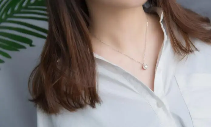 100% реальные. 925 стерлингового серебра Красивые ювелирные изделия В виде ракушки