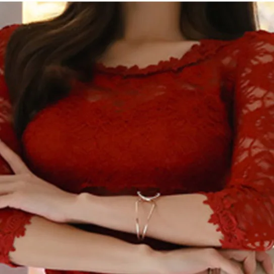 Женское кружевное сексуальное платье с открытой спиной элегантное круглым