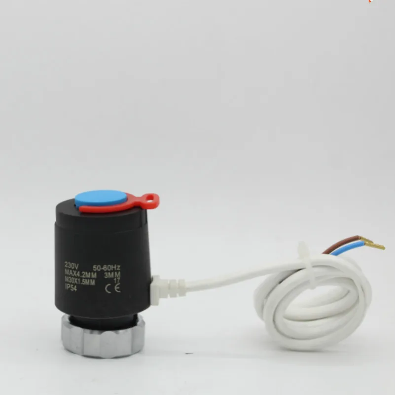 Нормально закрытый термоэлектрический привод для напольного отопления 230 в 24