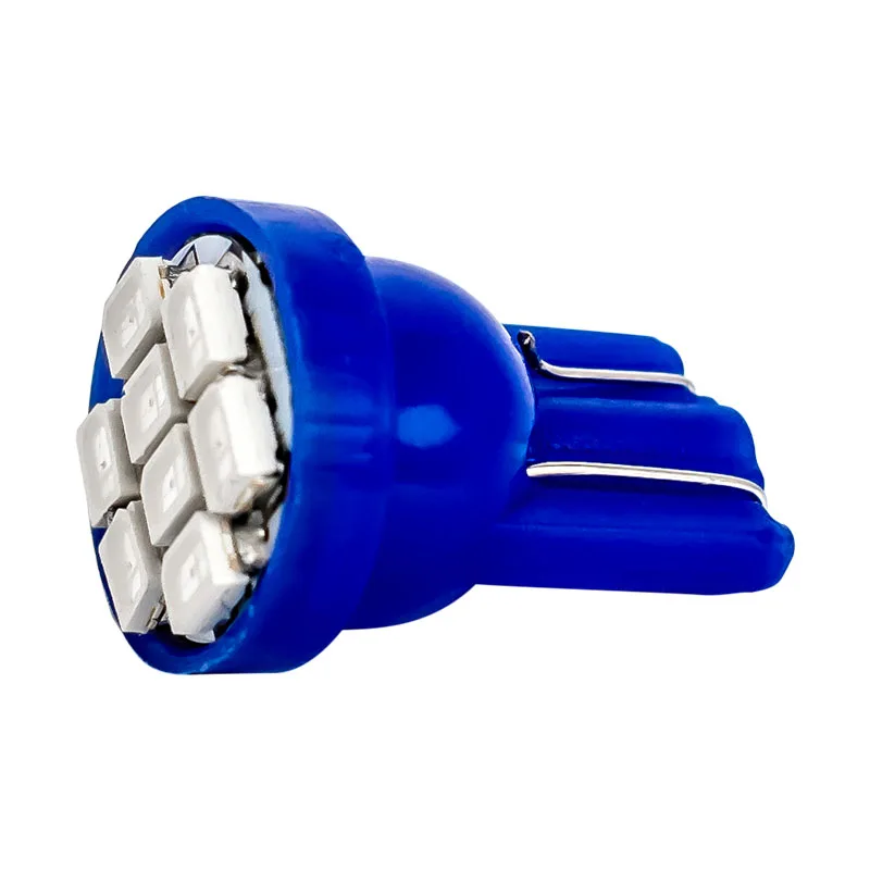 10 шт. T10 194 2825 W5W 8 led 3020 smd габаритный автомобильный фонарь для чтения купольная