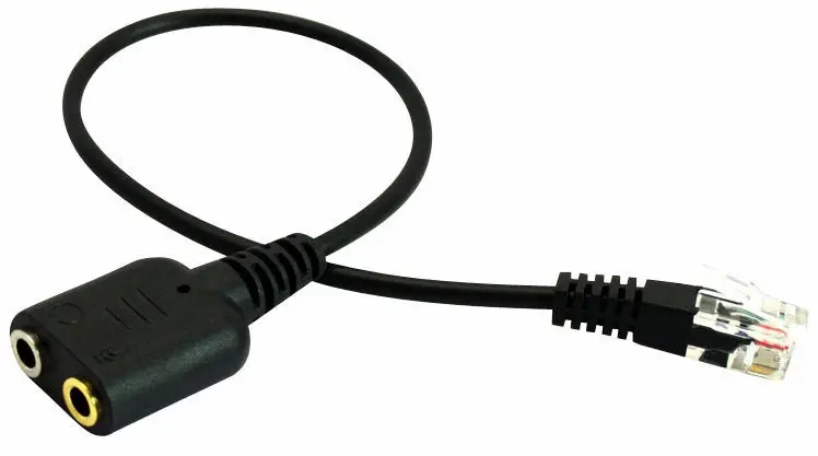 Бесплатная доставка Женский адаптер 3 5 мм к RJ9 ПК Двойные наушники коннектору для