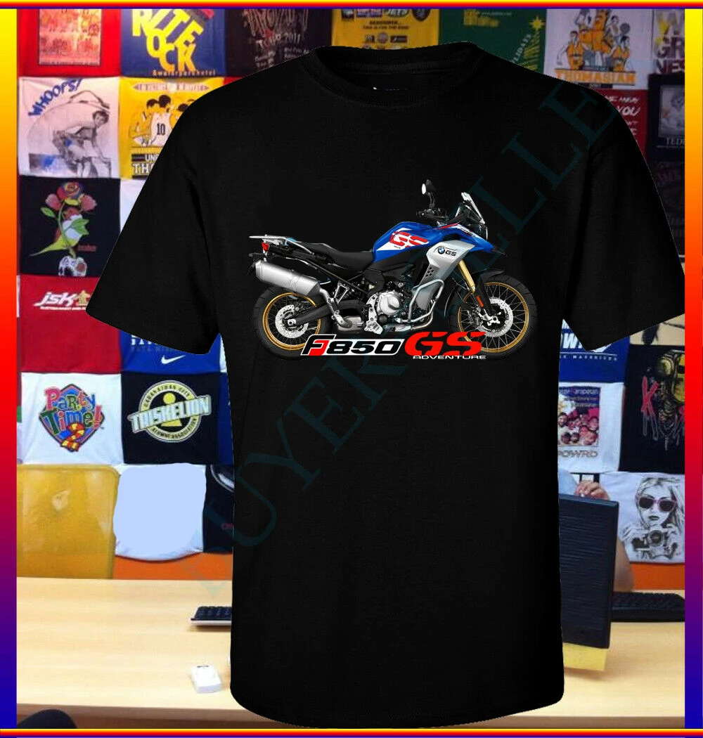 

New Motorcycle Motorrad F850 Gs Adventure Performance Racing T Shirt Bike Sports Newest O-Neck Cotton Comfortable Homme T Shirt