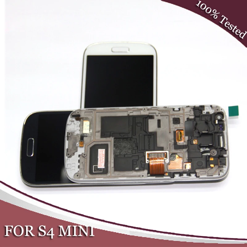 Класс AAA LCD для Samsung Galaxy S4 Mini i9190 i9192 i9195 дисплей + инструмент ремонта сенсорного
