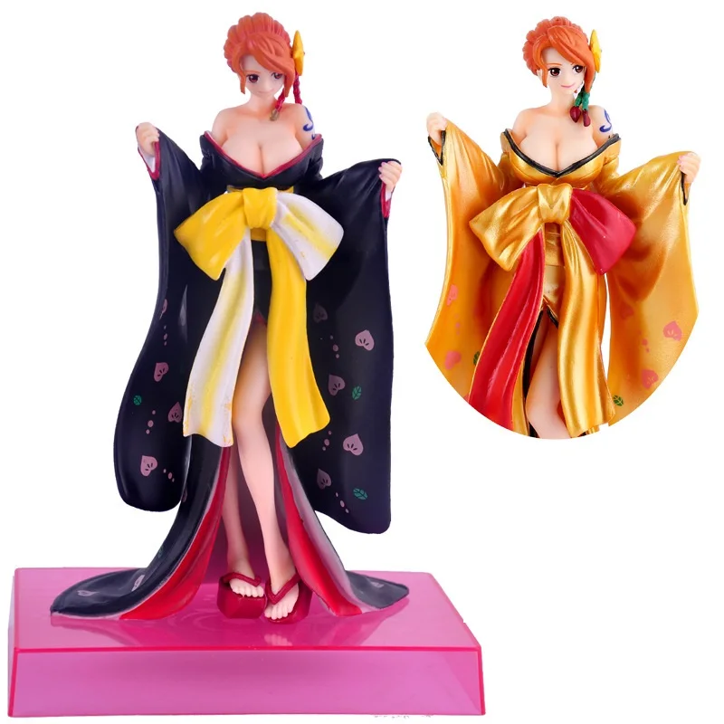 Фигурку кимоно nami ПВХ фигурка 21 см Nami сексуальное Золотое Модель игрушка кукла |
