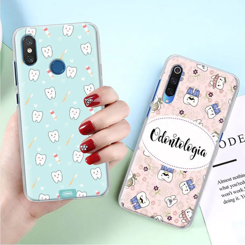Стоматологический зуб чехол для телефона Xiao mi Red mi 7 5 6 Pro Note 7 Pro 5 5A 6 mi A1 A2 8 Lite 9 чехол Coque