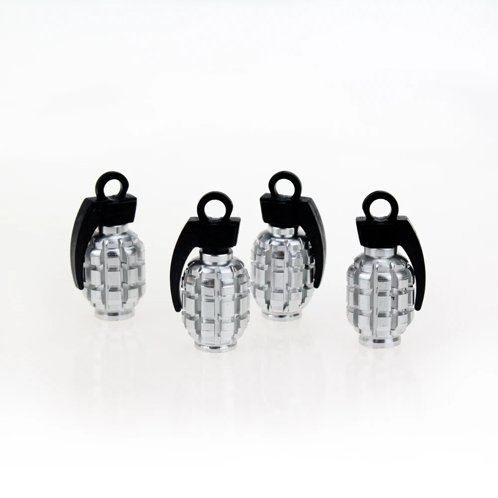 Автостайлинг 4 шт. Забавные колпачки на клапан для автомобильных шин гранат Mercedes