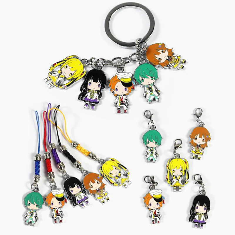 Tsukiuta Anime Iron Resin Keychain Pendant Mutsuki Hajime Kisaragi Koi Yayoi Haru Satsuki Aoi Minaduki Rui Nagatsuki Yoru | Игрушки и