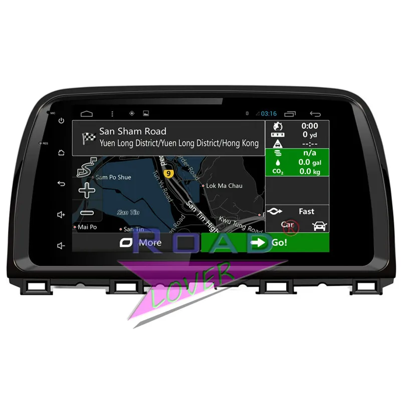 Roadlover Android 6 0 Автомобильный медиа центр радио для Mazda CX 5 2014 Стерео GPS навигация два