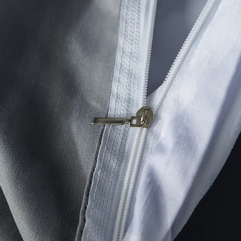 Мультфильм Современный серый белый рыбья кость рисунком дома постельные