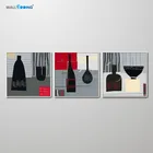 Декоративная живопись композиция художественный дизайн Настенная Наклейка украшение для столового ресторана плоский левый элемент картина HD холст