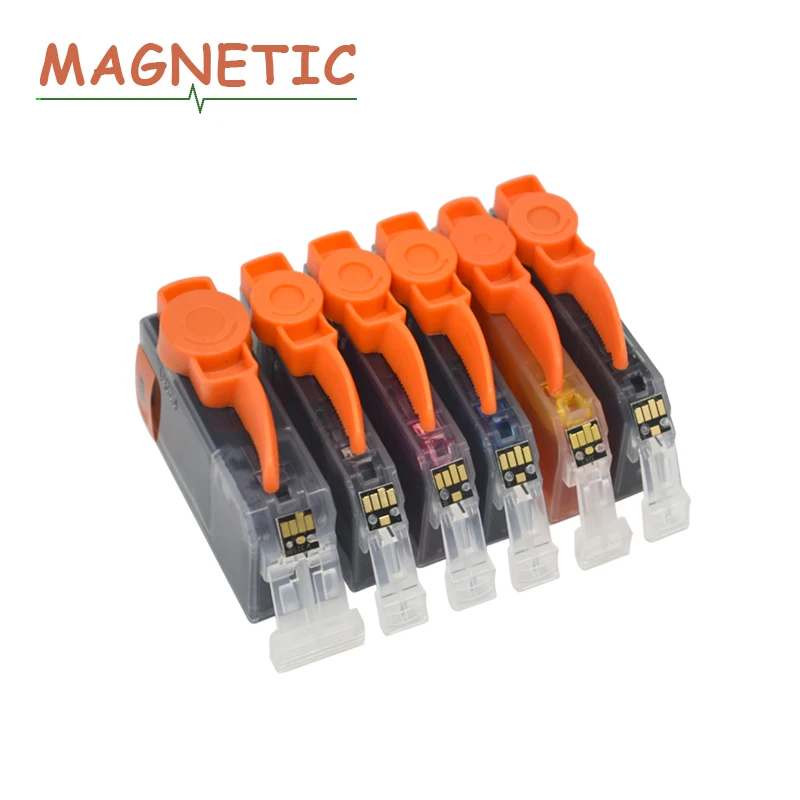 12 шт. магнитные совместимые картриджи для canon PGI525 CLI526 PIXMA MG6150 MG6250 MG8150 MG8250 принтер pgi