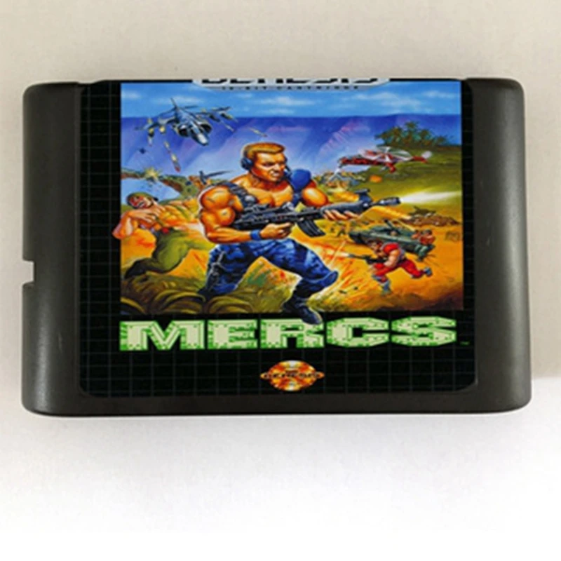 Mercs Game Cartridge Newest 16 bit Card For Sega Mega Drive / Genesis System | Электроника