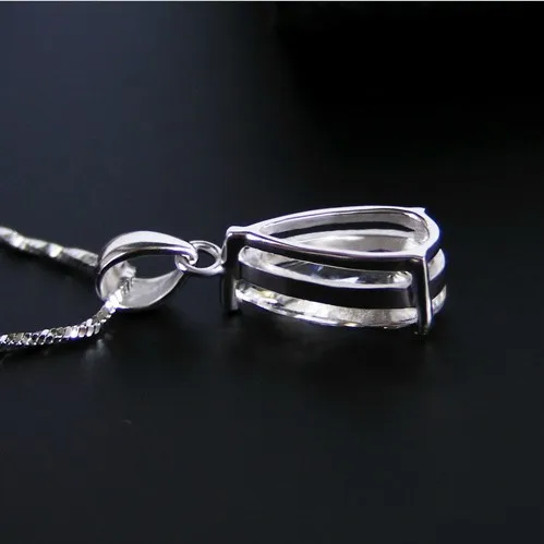Оптовая продажа винтажный кулон 2.5CT синтетический бриллиант женский ожерелье