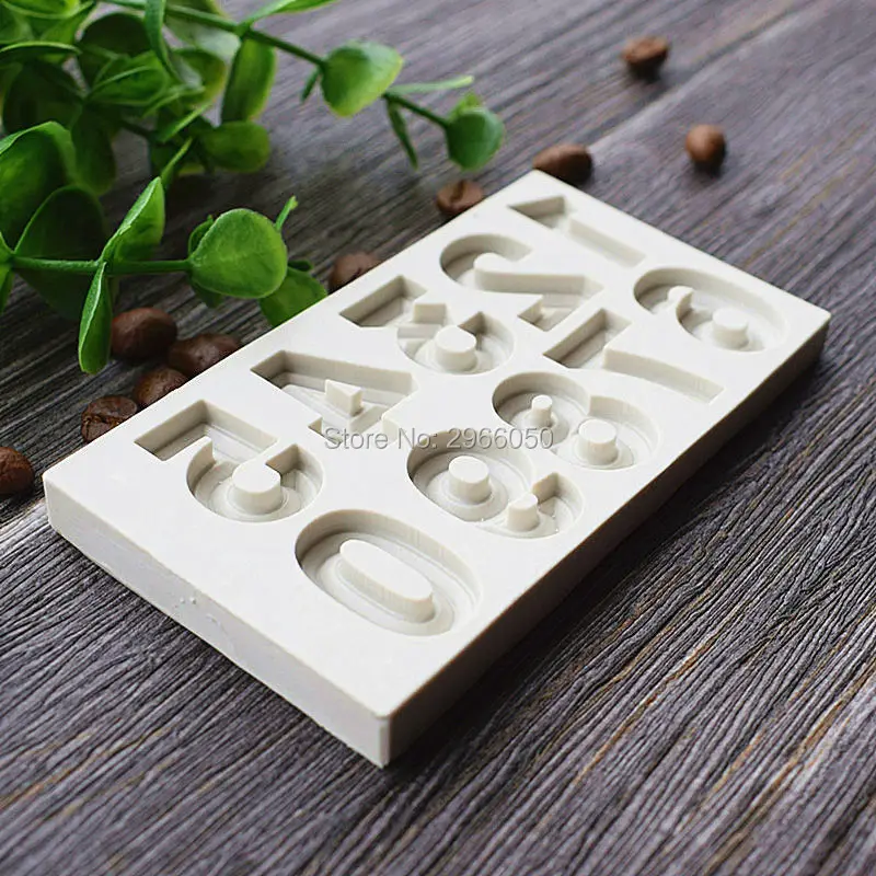 Цифровая силиконовая форма для торта шоколадного инструмент пекарни кухонные