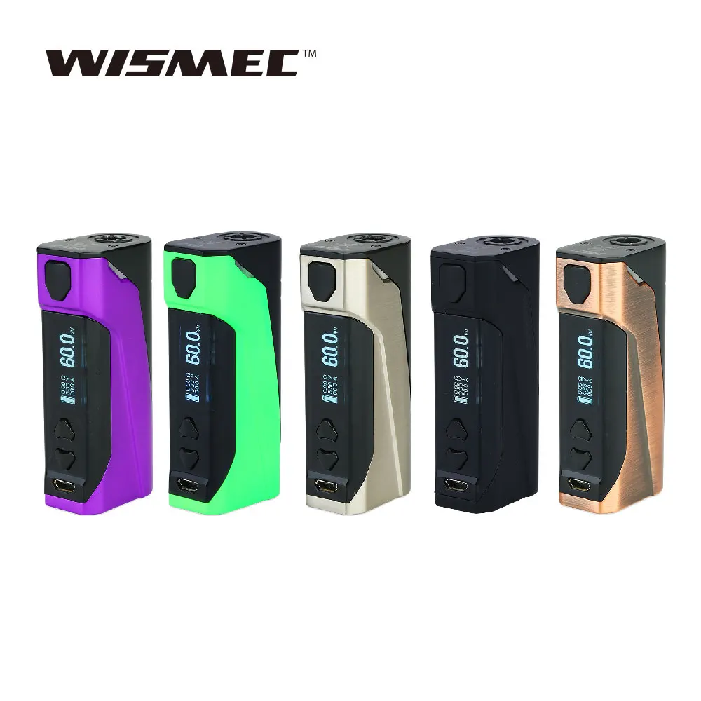 Wismec CB 60 60W коробка мод с 2300mah встроенной емкости сигаретный испаритель|battery for mod|vape