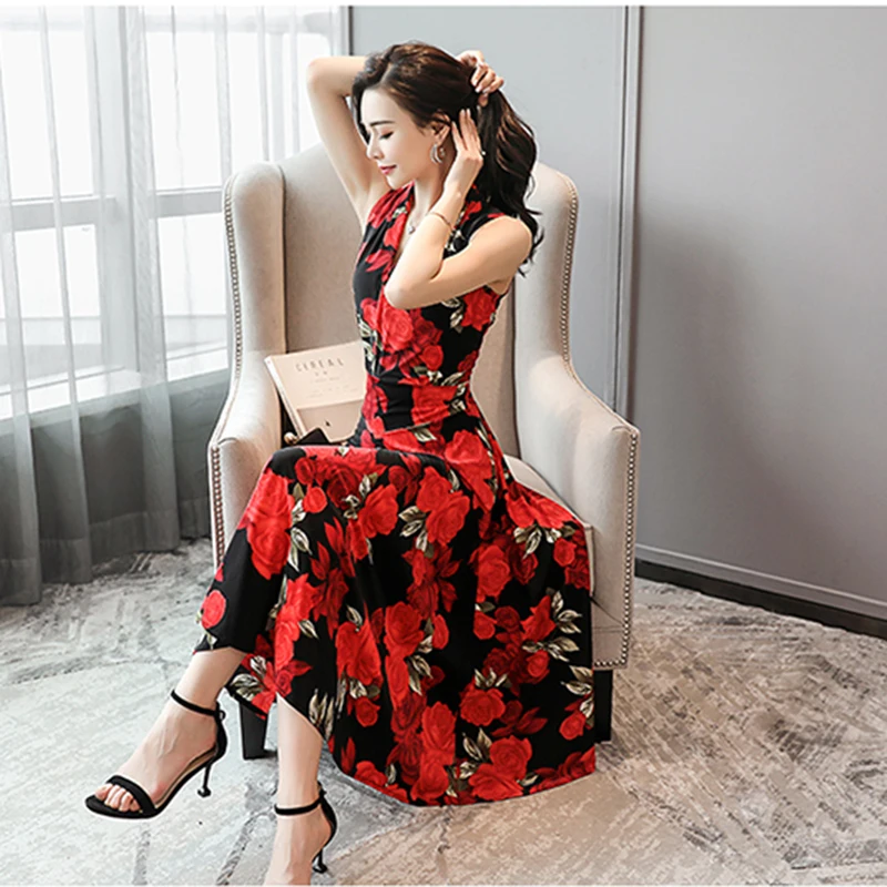 Женское длинное платье из молочного шелка Пляжное Платье для танцев среднего