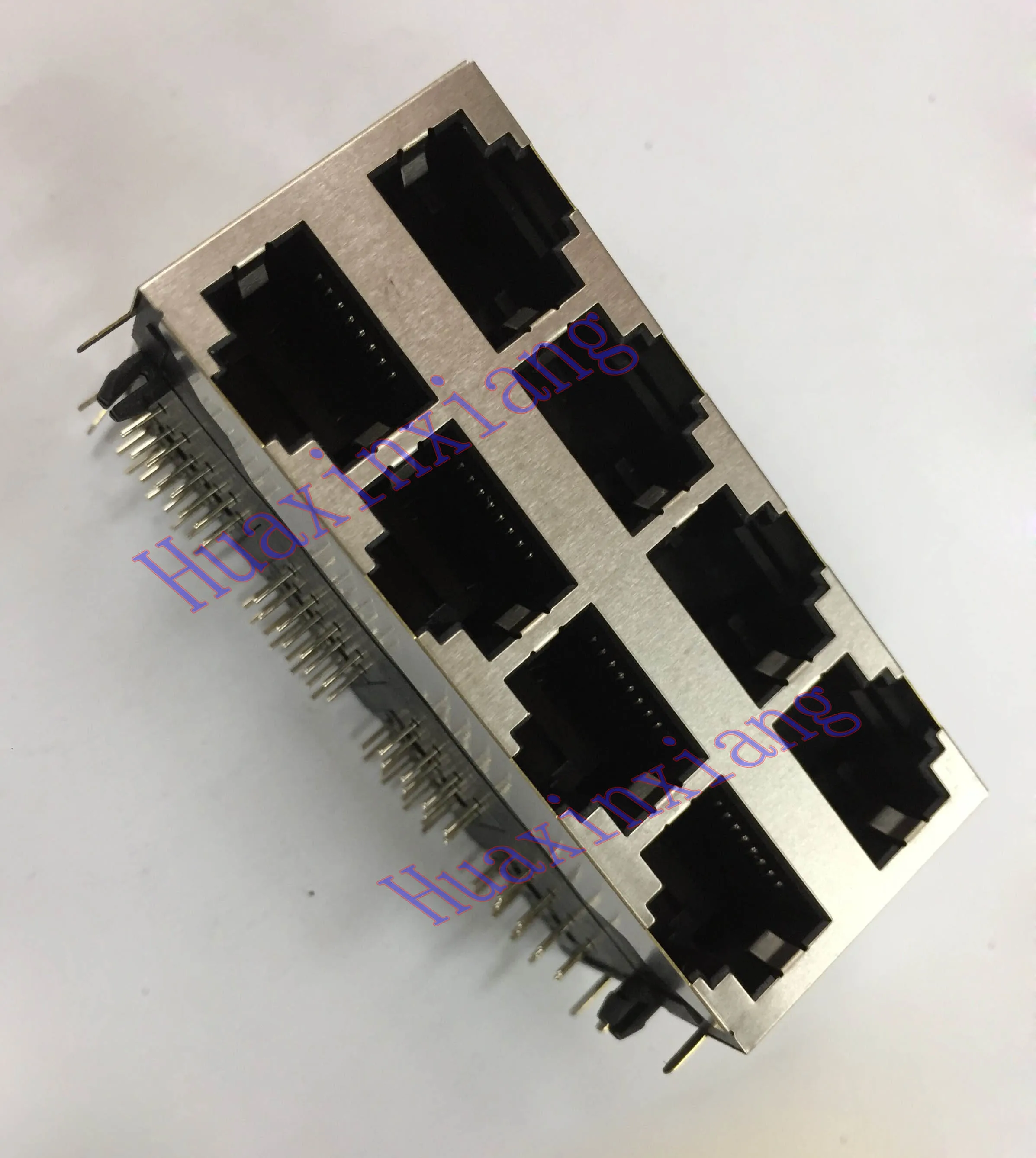 5 шт./лот RJ45 8P8C 8 Порты Сталь щит сетевой двойной женский Jack/разъем 2*4 P без LED