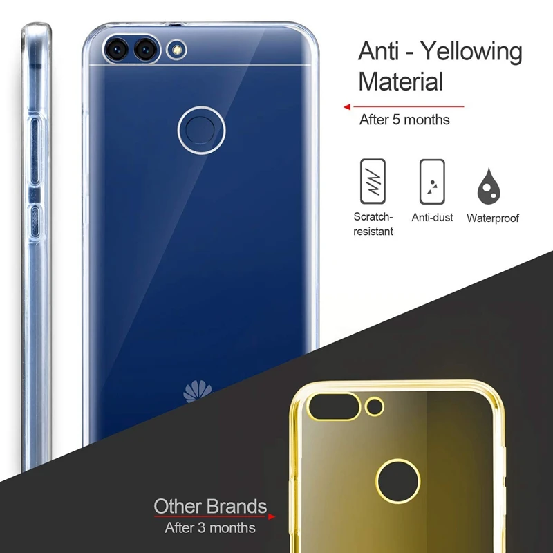 Передний+ задний Чехол для huawei P Smart Plus P30 P20 Pro mate 20 10 Honor 10 Lite Nova 3 3i 360 градусов полный корпус прозрачный TPU+ PC
