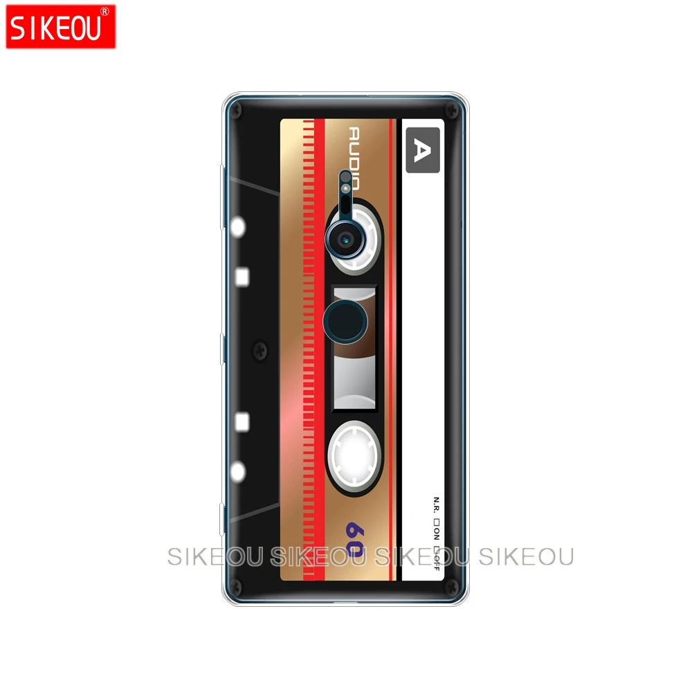 Силиконовый чехол для телефона sony xperia XA1 XA2 ULTRA PLUS L1 L2 XZ1 XZ2 compact XZ PREMIUM caculator кассета