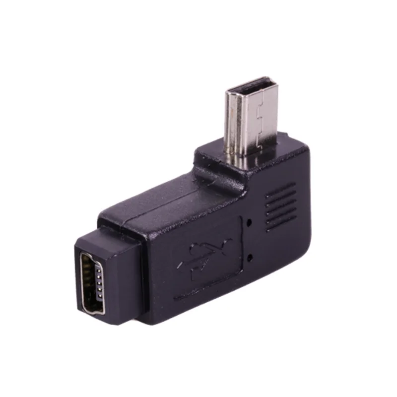 1pc Elbow MINI usb male to female adapter 90 degree turn left/turn right mini 5pin plug connector | Обустройство дома
