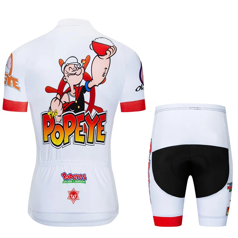 Popeye Ciclismo Джерси ropa Ciclismo Verano гонки спортивный мотоцикл Джерси Топы Ciclismo desgaste манга corta Maillot ropa