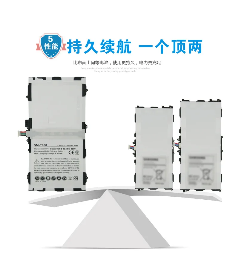 Аккумулятор ISUN для Samsung GALAXY Tab S 10 5 аккумулятор T801 T805C SM T800 T807 t805 T80|battery for samsung|battery